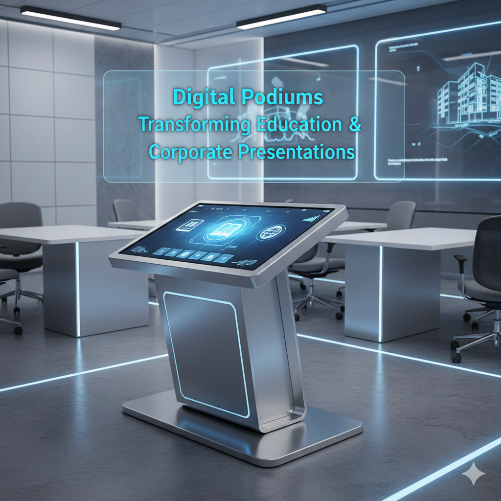 How Digital Podiums Are Revolutionizing Teaching and Corporate Presentations