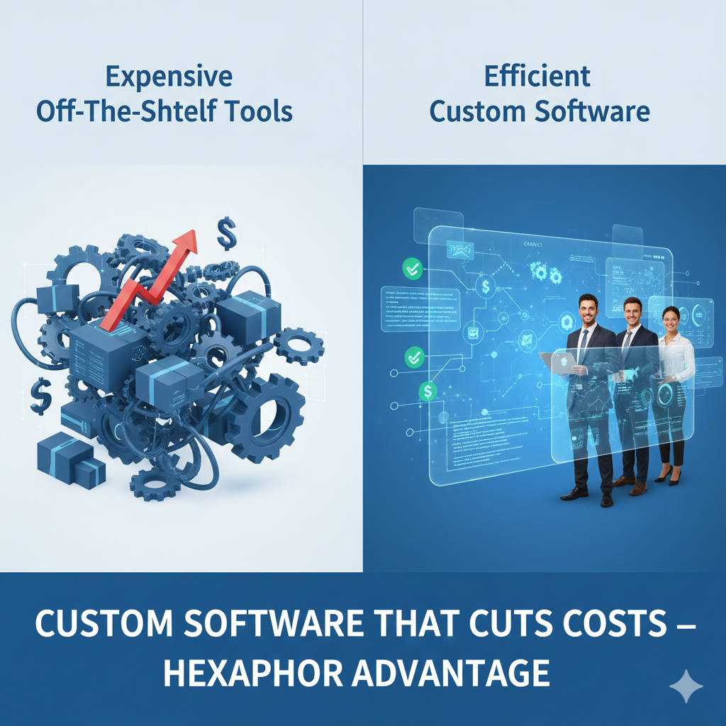 Custom Software That Cuts Costs: The Hexaphor Advantage Explained