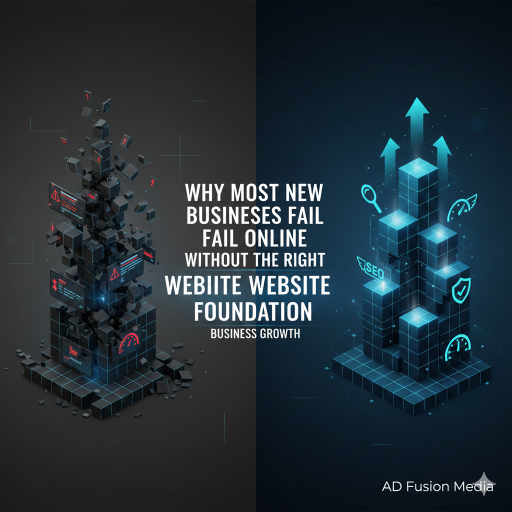Why Most New Businesses Fail Online Without the Right Website Foundation